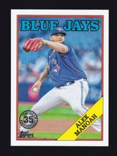 2023 Topps Series 1 #T88-8 ALEK MANOAH Toronto Blue Jays 1988 Baseball Throwback