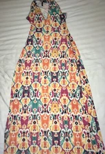 Adorable Colorful VIERECK Maxi Dress Size S New