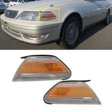 Pair Front Turn Signal Light Corner Lamp For 1996-2000 Toyota MARK GX100 JZX100