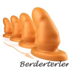 Huge Butt Plug Large Anal Toys Prostate Massage Anus Dilator Suction Cup Adult