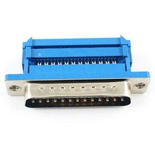 2Pcs D-SUB 25 Pin Male IDC Type Adapter Connector For Flat Cable DB25M