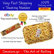 1x RAW French Fries Tray Small 17x27cm - Rolling Papers King Size Slim