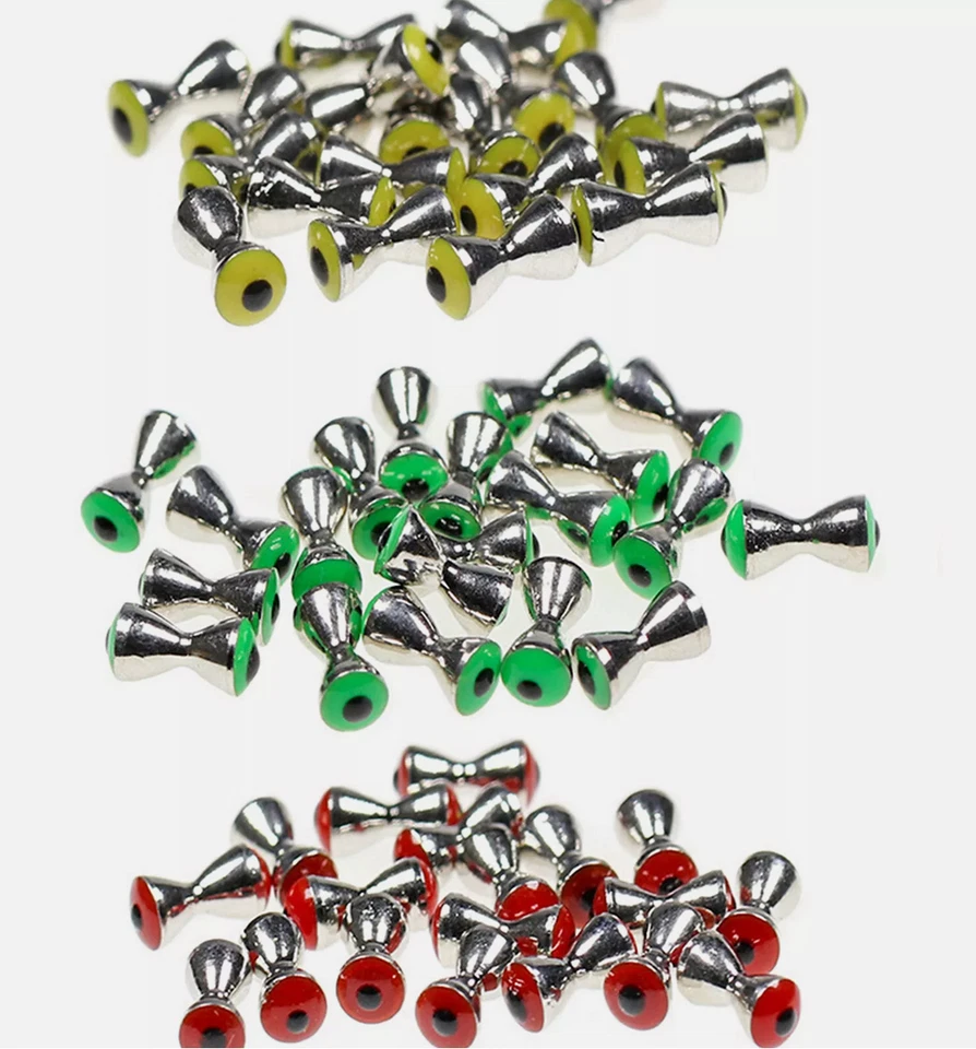 10 piezas Mancuerna Ojos Atar Moscas Hágalo Usted Mismo Materiales Realistas para Artesanías Moscas Giratorias Foto 3 de 4