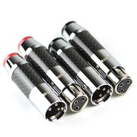 Hifikingâ® Hi-fi Audio Balance Xlr Connector Plug Carbon Fiber Series Cf-601m R Hifikingâ® Hi-fi Audio Balance Xlr Connector Plug Carbon Fiber Series Cf-601m R