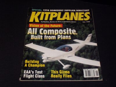 1998 JUNE POPULAR SCIENCE MAGAZINE - ALL COMPOSITE FRONT COVER - E 1067