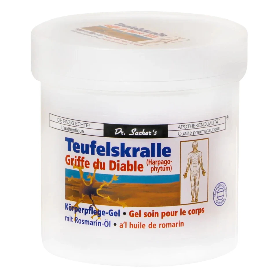 Dr. Sachers Teufelskralle Gel Rosmarinöl Körper Haut Pflege Massage Gel 250ml