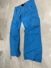 EUC Kikgirl Blue Kik Girl Y2K Rave Cargo Capri Pants S