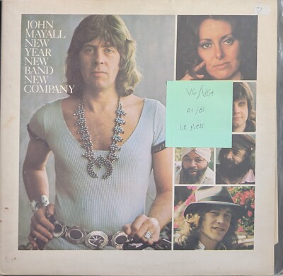 John Mayall New Year New Band New Company Vinyl Record VG/VG+ ABCL 5115 1975