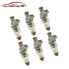 6X Flow Matched Fuel Injector For Ford F-150 F-250 F-350 Mustang 6 Cyl 3.8L 4.9L