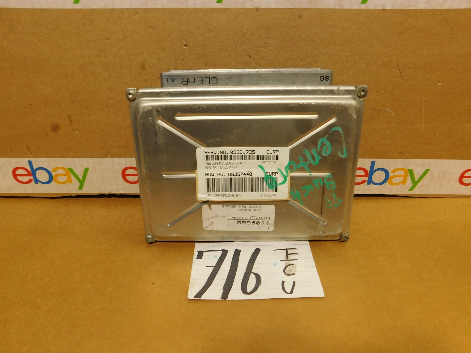 1998 TOYOTA CENTURY #716 Engine Computer ECM ECU 09361735