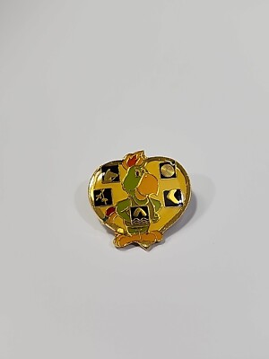 Pentathlon Lapel Pin 1987 Pan American Games Amigo the Green Parrot Mascot