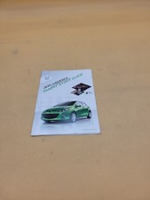 2011 MAZDA 2 ZOOM ZOOM SMART START REFERENCE GUIDE MANUAL SUPPLEMENT BOOKLET 