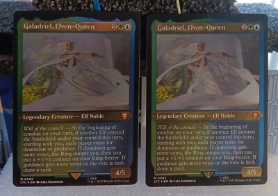 MTG Galadriel Elven-Queen 83 Foil & Thick Stock Lord Of The Rings