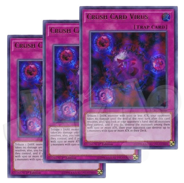 crush card virus yugioh card Yu-Gi-Oh yugioh Crush Card Virus KC01-JP053 Ultra Rare MINT Japanese f321 main image 0