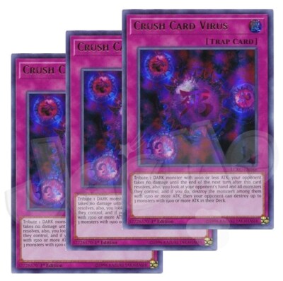 ultra rare crush card virus Yu-Gi-Oh yugioh Crush Card Virus Ultra Rare Initial GB Promo VG Japane main image 0