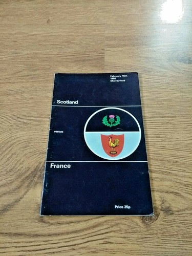 Scotland v France Rugby Programmes 1948 - 2012 - Picture 35 of 66