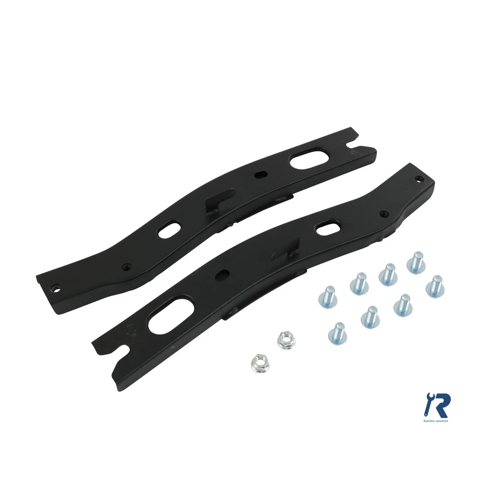 Conjunto de parachoques escalonado de acero negro apto para camioneta Toyota Tacoma 1995-2004 Foto 3 de 4