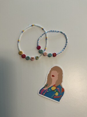 Taylor Swift - Friendship Bracelet Eras Tour - 1x Sticker & 2x Armband