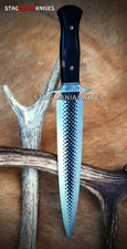 Premium Hand Forged J2 Steel Farrier Rasp File Blade Hunting Big Dagger Knife