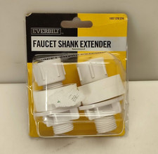 Everbilt 1/2 in. NPS Faucet Shank Extender Model 865910 White for Hot and Cold
