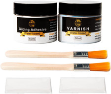 Gilding Adhesive, 100ml Epoxy Resin Gold Leaf Adhesive for Professional Craft Us