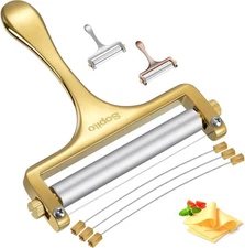 Sopito Cheese Slicer Stainless Steel With 3 Extra Wires Great for Gold 
