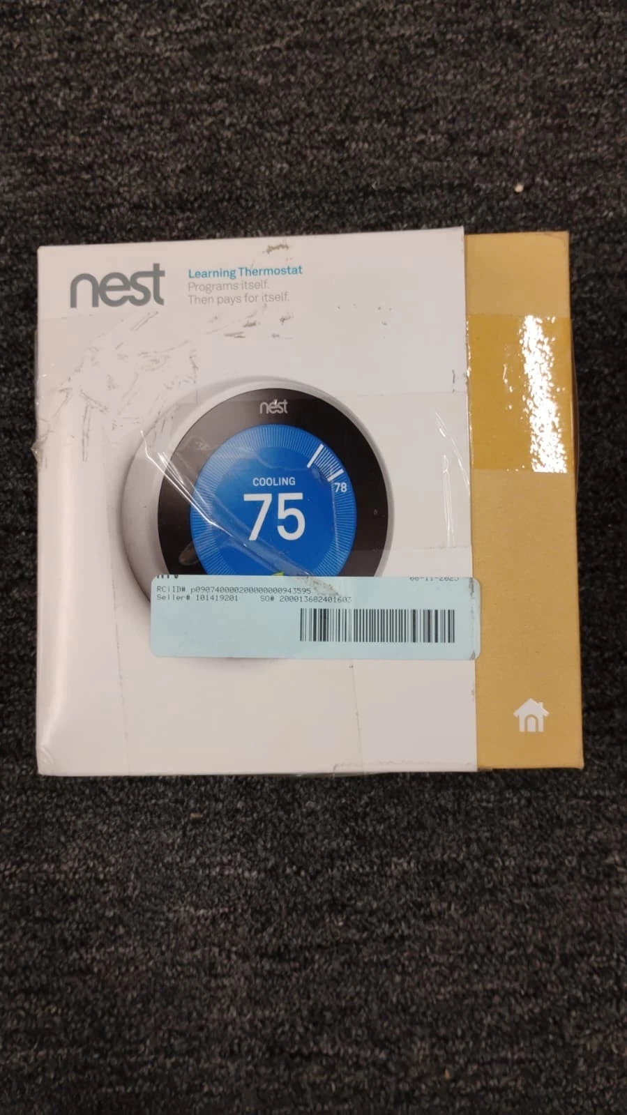 Google Nest T3007ES Wi-Fi Learning Thermostat Stainless Steel - OBN - K5