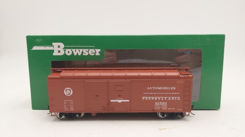 Carro de carga Bowser 43336 HO PRR Circle Keystone RTR X31F 4 puertas techo de tortuga #81582 | Condition: Used