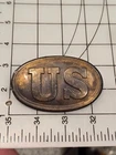 Reproduction Civil War US Union Cartridge Box Plate 4442