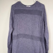 Vineyard Vines Women's Purple Cashmere Blend Sweater Dress Size L Long Sleeve