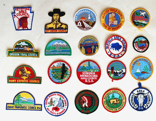 Boy Scouts of America Old CSP Council Patches x 20 Badges BSA Set A