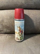 Roy Rogers and Dale Evans Double R Bar Ranch Thermos, Vintage 1950