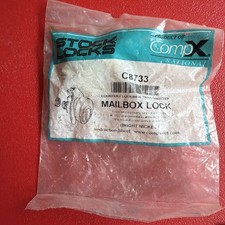 Compx Stock Locks USPS mailbox C8733 BRIGHT N...