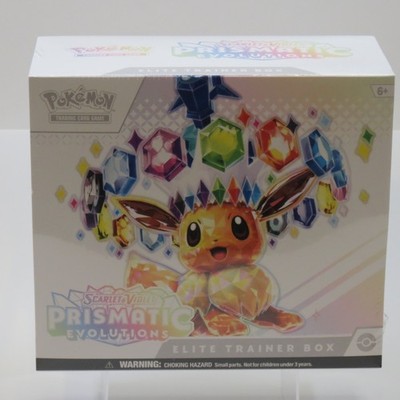   Pokemon Scarlet & Violet Prismatic Evolutions Eevee Elite Trainer Box