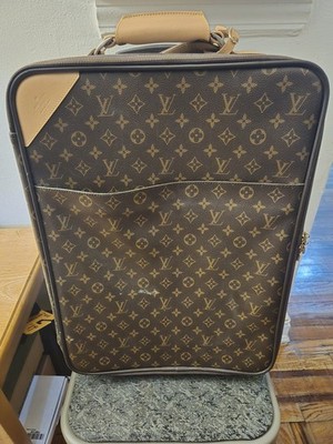 Louis Vuitton Monogram Canvas Carry On Brown Suitcase