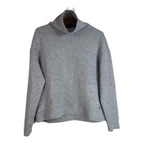 The American Outdoorsman Women Long Sleeve Cowl Neck Sweater Top Gray Size L