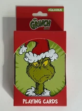 The Grinch Playing Cards in Tin Family Game Night Fun New/Sealed/Free Shipping