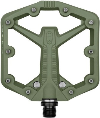 Crank Brothers Stamp 1 Gen 2 MTB Mountain Bike Platform Pedals Green Small
