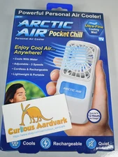 Arctic Air Pocket Chill Personal Air Cooler 3-Speed Cordless Cooling cool NEW