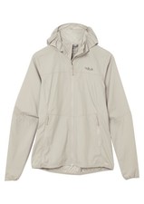 Rab Windgather Hoody Women's Jacket, Pebble, Large