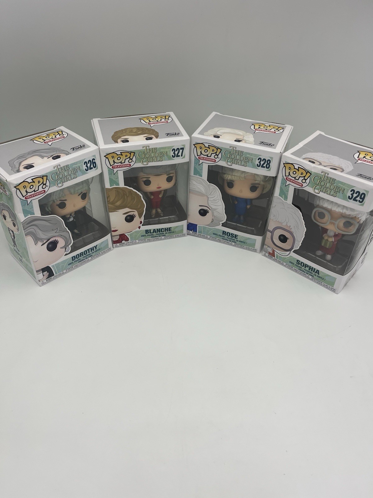 Funko Pop Golden Girls COMPLETE SET 326 327 328 329 Dorothy 