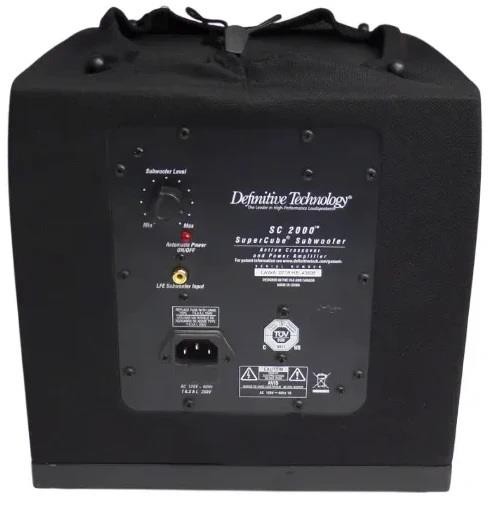Definitive Technology SC 2000 Super Cube Subwoofer Black -Free