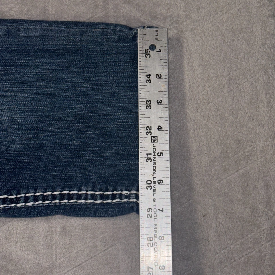 Pantalones Cortos de Jean Miss Chic USA - Para Mujer Talla 13 - Pantalones Cortos Largos Adornados Foto 3 de 4