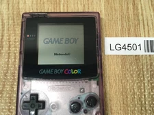LG4501 Plz Read Item Condi GameBoy Color Clear Purple Game Boy Console Japan