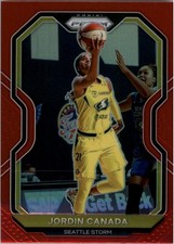 2021 Panini Prizm WNBA Prizms Red #24 Jordin Canada /299 - BSK