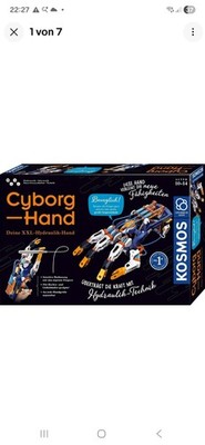 Cyborg-Hand XXL Hydraulik Hand kosmos Experimentierkasten 620844 