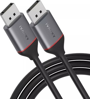 Displayport to Display Port Cable DP Male to Male Cord 4K HD Latches 6.6ft/10ft