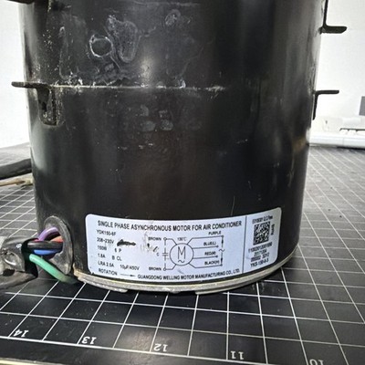 GUANDONG WELLING BLOWER MOTOR YDK150-6F 208-230V 3 SPEED 150W 60HZ