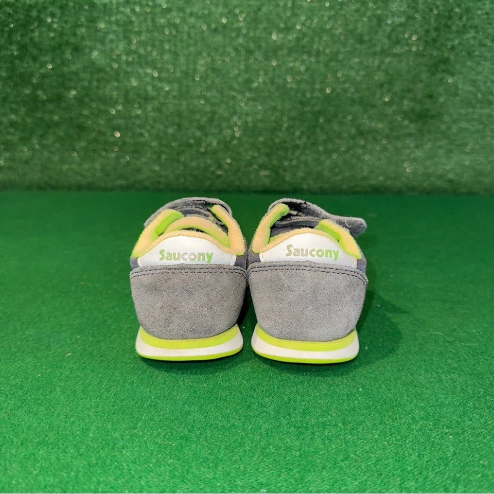 Tênis Saucony Baby Jazz HL cinza volt verde criança menino tamanho 5C - Imagem 4 de 4