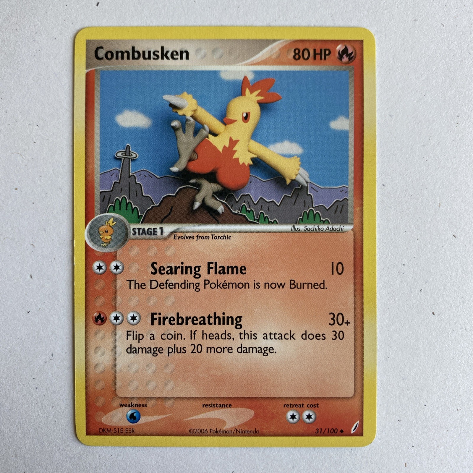 Combusken - 31/100 - Crystal Guardians - NM/EX Pokemon TCG
